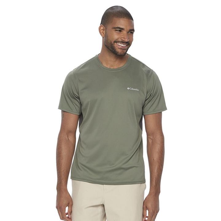 Men's Columbia Cool Coil Classic-fit Crewneck Tee, Size: Xl, Med Green