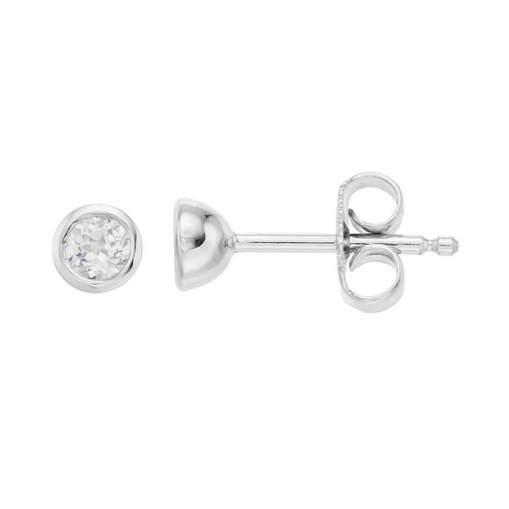 Boston Bay Diamonds Sterling Silver White Sapphire Stud Earrings, Women's