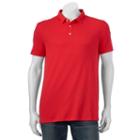Big & Tall Apt. 9&reg; Solid Modern-fit Polo, Men's, Size: Xl Tall, Med Red