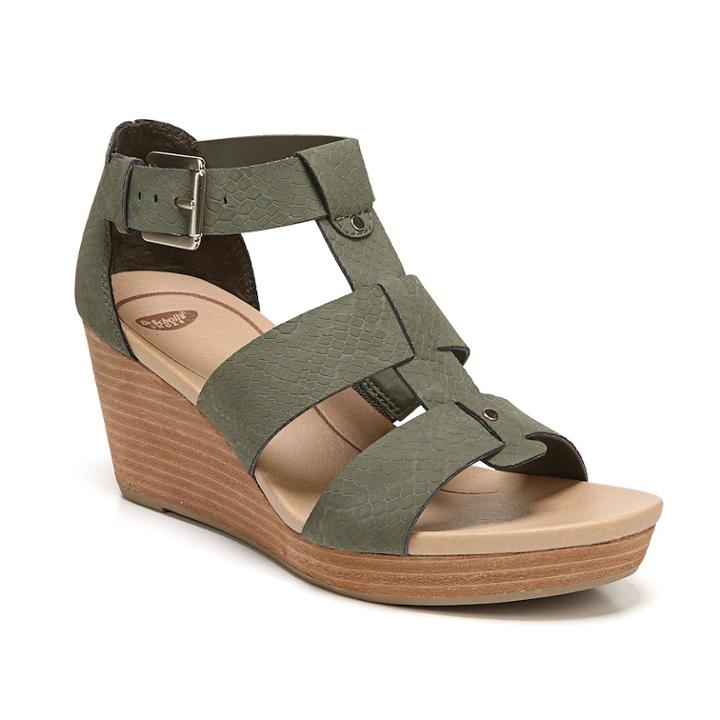 Lifestride Barton Women's Dress Wedges, Size: Medium (6), Green