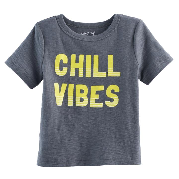 Baby Boy Jumping Beans&reg; Graphic Tee, Size: 6 Months, Dark Grey