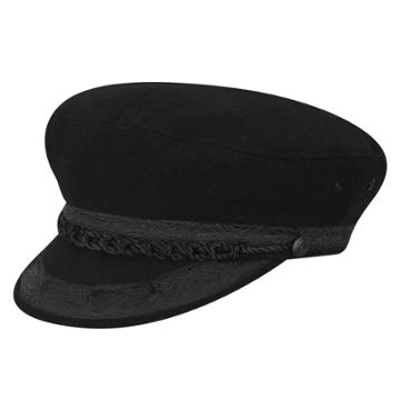 Men's Country Gentleman Wool-blend Greek Fisherman Cap, Size: 7 5/8, Black