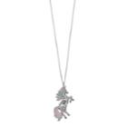 Mudd&reg; Long Unicorn Pendant Necklace, Women's, Multicolor