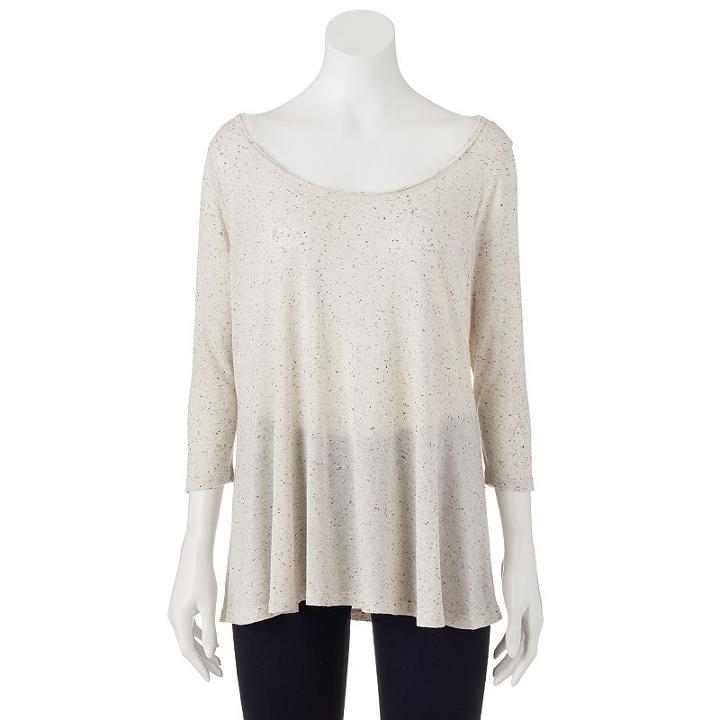 Women's Juicy Couture Trapeze Tee, Size: Small, White