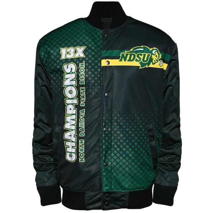 Men's Franchise Club North Dakota State Bison Fame Jacket, Size: Xl, Black