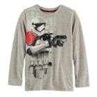 Boys 4-7x Star Wars A Collection For Kohl's Stormtrooper Heathered Graphic Tee, Size: 7, Light Grey