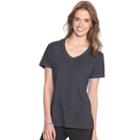 Women's Champion V-neck Tee, Size: Xl, Orange Oth