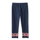 Girls 7-16 & Plus Size So&reg; Textured Hem Capri Leggings, Girl's, Size: 7-8, Oxford
