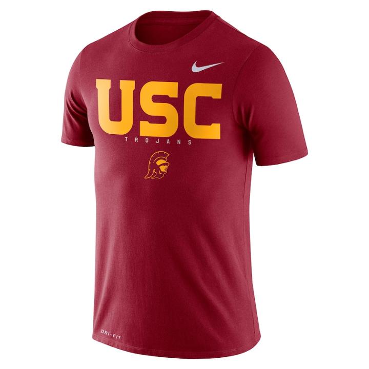 Men's Nike Usc Trojans Facility Tee, Size: Medium, Red