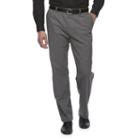 Big & Tall Croft & Barrow&reg; Relaxed-fit Easy-care Stretch Pleated Khaki Pants, Men's, Size: 48x30, Light Grey