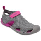Crocs Swiftwater Women's Mesh Sandals, Size: 7, Grey (charcoal)