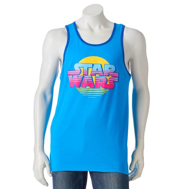 Men's Star Wars Tank, Size: Large, Blue Other