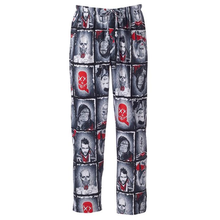 Men's Dc Comics Suicide Squad Lounge Pants, Size: Large, Black