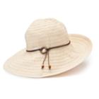 Women's Betmar Coconut Ring Safari Braided Sun Hat, White