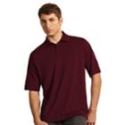 Men's Antigua Exceed Performance Golf Polo, Size: Medium, Dark Red