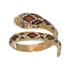 New York Gold Designs 14k Gold Snake Ring, Women's, Size: 7, Yellow