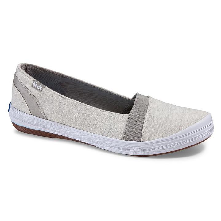 Keds Cali Women's Ortholite Flats, Size: 10, Light Grey