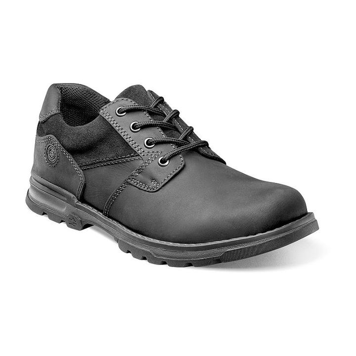 Nunn Bush Phillips Men's Leather Oxfords, Size: Medium (12), Grey (charcoal)