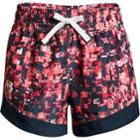 Girls 7-16 Under Armour Sprint Printed Shorts, Size: Xl, Brt Orange