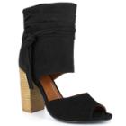 Dolce By Mojo Moxy Desperado Women's High Heel Sandals, Girl's, Size: 7, Black