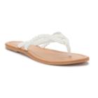 Women's Sonoma Goods For Life&trade; Braided Thong Sandals, Size: Small, White