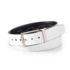 Men's Pga Tour Reversible Leather Golf Belt, Size: 42, Black White