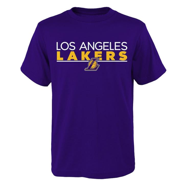 Boys 4-18 Los Angeles Lakers Tactic Tee, Size: 16-18, Purple