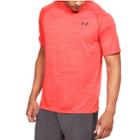 Men's Under Armour Tech Tee, Size: Small, Neon Coral