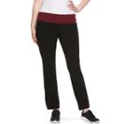 Juniors' Plus Size So&reg; Skinny Bootcut Yoga Pants, Girl's, Size: 1xl, Dark Pink