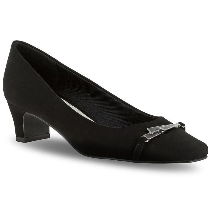 Easy Street Venture Women's Dress Heels, Size: Medium (6.5), Grey (charcoal)