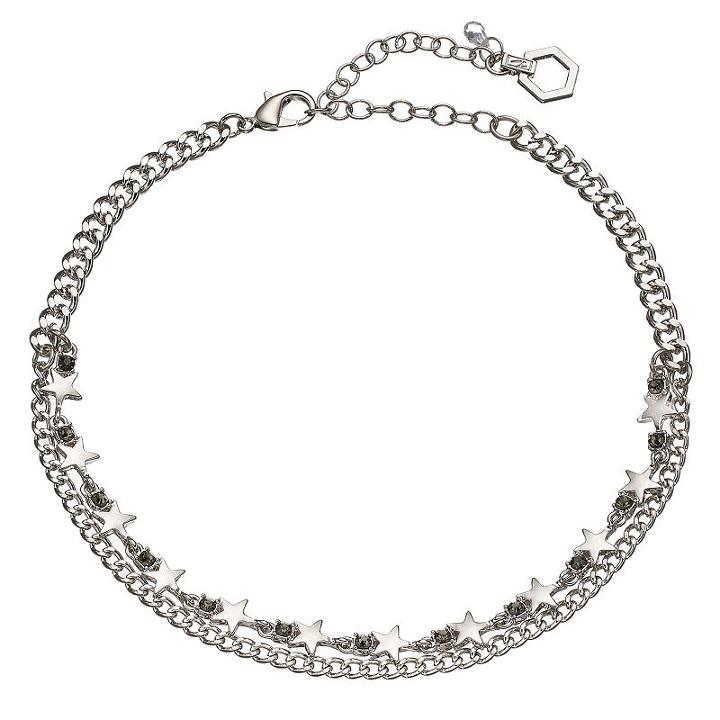 Simply Vera Vera Wang Star Choker Necklace, Women's, Silver
