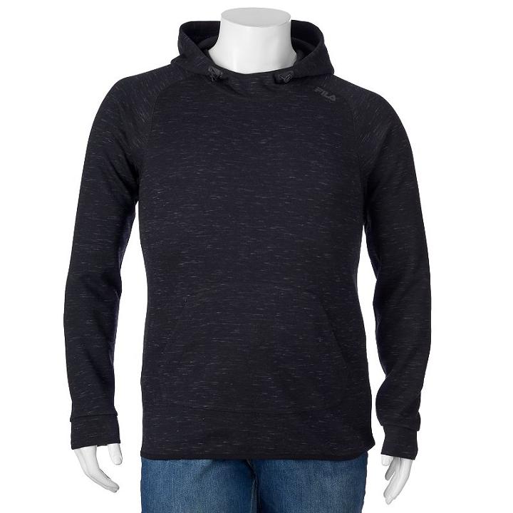 Big & Tall Fila Sport&reg; Fleece Hoodie, Men's, Size: 3xb, Black