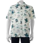 Big & Tall Croft & Barrow&reg; Classic-fit Tropical Button-down Shirt, Men's, Size: 3xl Tall, Silver