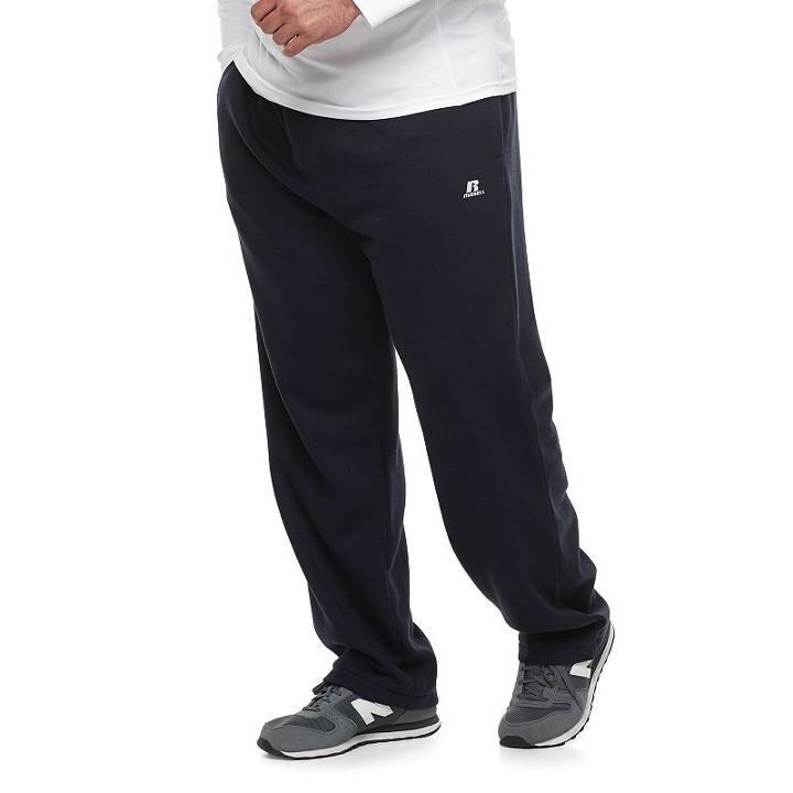 Big & Tall Russell Active Pants, Men's, Size: 2xb, Blue (navy)