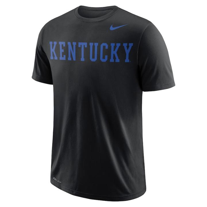 Men's Nike Kentucky Wildcats Wordmark Tee, Size: Large, Black