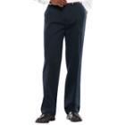 Men's Croft & Barrow&reg; Stretch Easy-care Classic-fit Pleated Pants, Size: 36x30, Blue (navy)