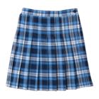 Girls 4-16 Chaps School Uniform Plaid Skirt, Girl's, Size: 5, Turquoise/blue (turq/aqua)