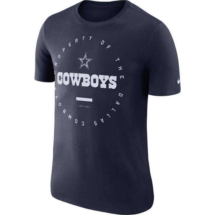 Men's Nike Dallas Cowboys Facility Tee, Size: Xl, Multicolor