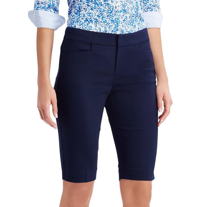 Women's Chaps Bermuda Shorts, Size: 12, Blue