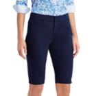 Women's Chaps Bermuda Shorts, Size: 12, Blue
