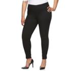 Plus Size Jennifer Lopez Skinny Ankle Jeggings, Women's, Size: 22w T/l, Black