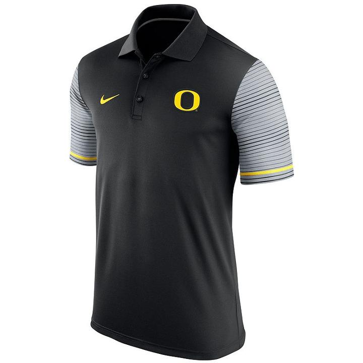 Men's Nike Oregon Ducks Early Season Polo, Size: Xl, Black