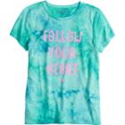 Girls 7-16 & Plus Size Mudd&reg; Graphic Tee, Size: 14, Dark Blue