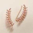 Lc Lauren Conrad Runway Collection Branch Ear Climbers, Women's, Clear