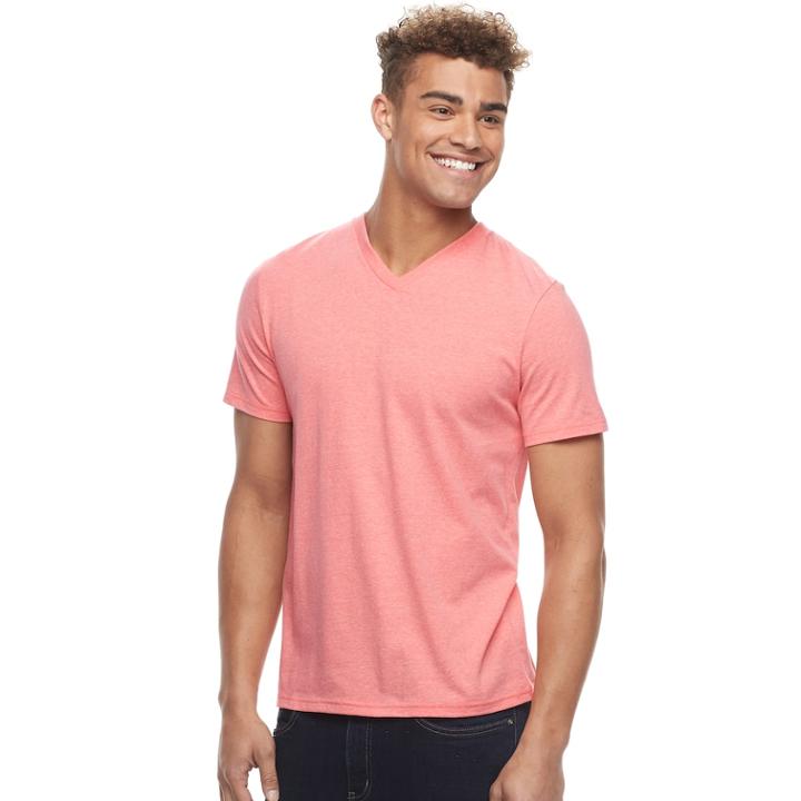 Men's Urban Pipeline&reg; Ultimate V-neck Fashion Tee, Size: Xxl, Pink