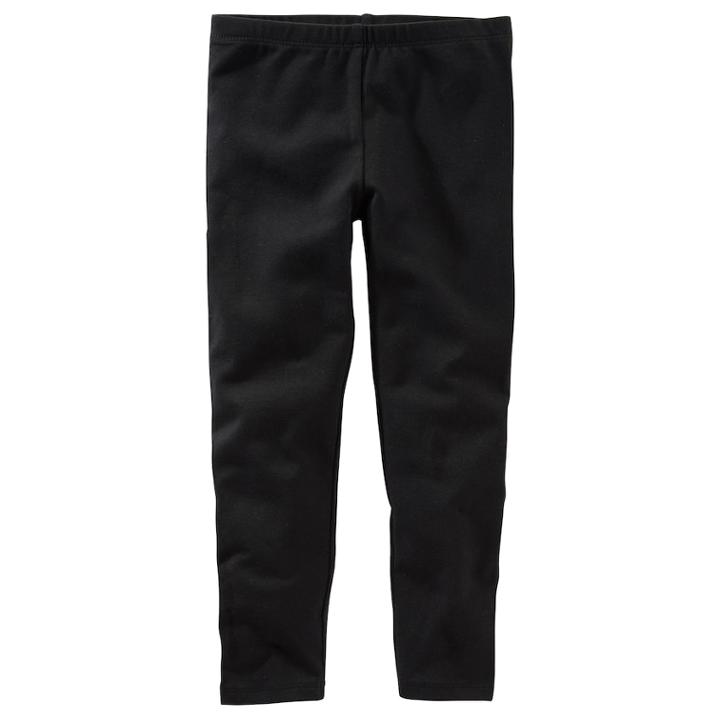 Girls 4-12 Oshkosh B'gosh&reg; Black Leggings, Size: 6-6x