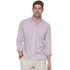 Men's Sonoma Goods For Life&trade; Flexwear Modern-fit Stretch Poplin Button-down Shirt, Size: Xxl, Pink