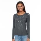 Women's Apt. 9&reg; Abstract Graphic Tee, Size: Xxl, Dark Grey