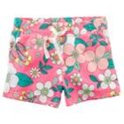 Girls 4-8 Carter's Flowers French Terry Shorts, Size: 4-5, Print