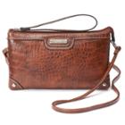 Chaps Dalia Convertible Wristlet, Women's, Dark Brown